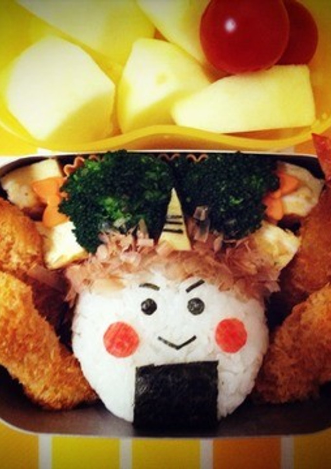 年長さんのお弁当（節分の鬼ぎり）-レシピのメイン写真