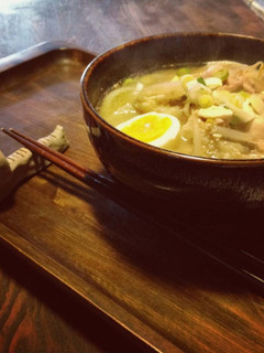 前日の余った味噌汁で肉うどん-レシピのメイン写真