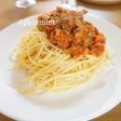 リンゴ入り本格的ミートソース