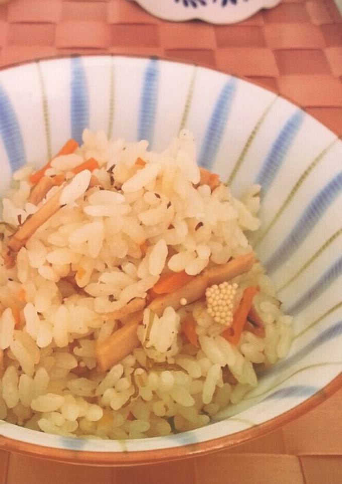 松前漬けの炊き込みご飯-レシピのメイン写真