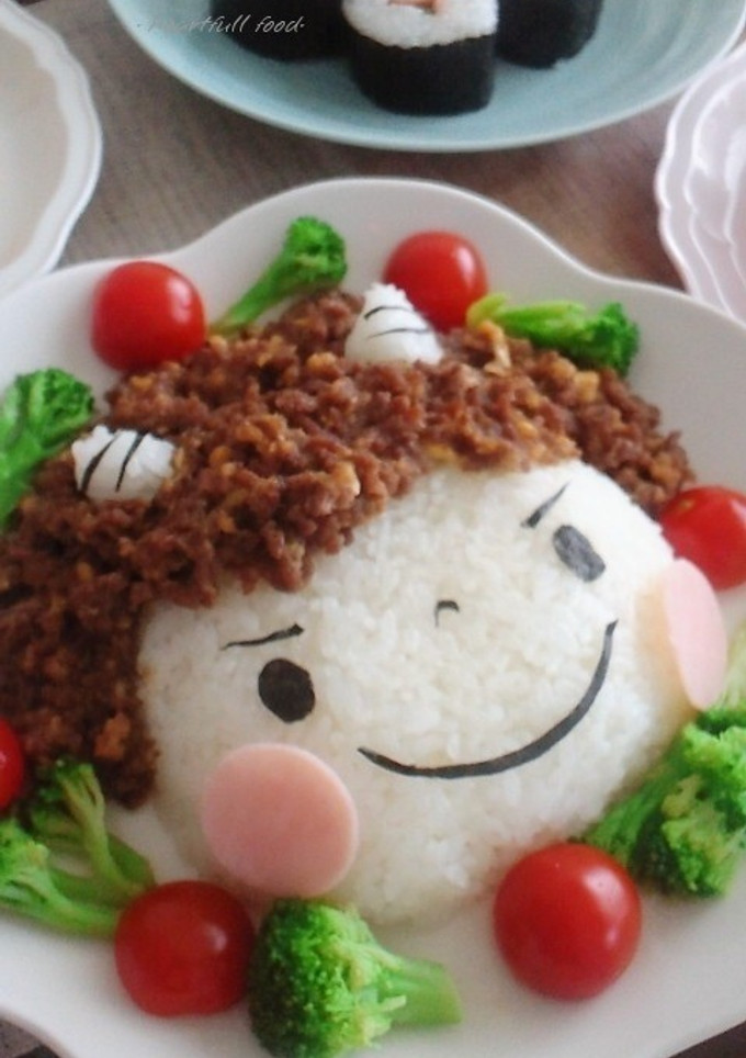 節分に☆皆で食べよう鬼の大きなそぼろご飯-レシピのメイン写真