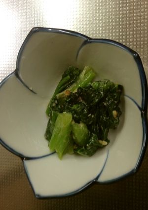 青菜のくるみあえ-レシピのメイン写真