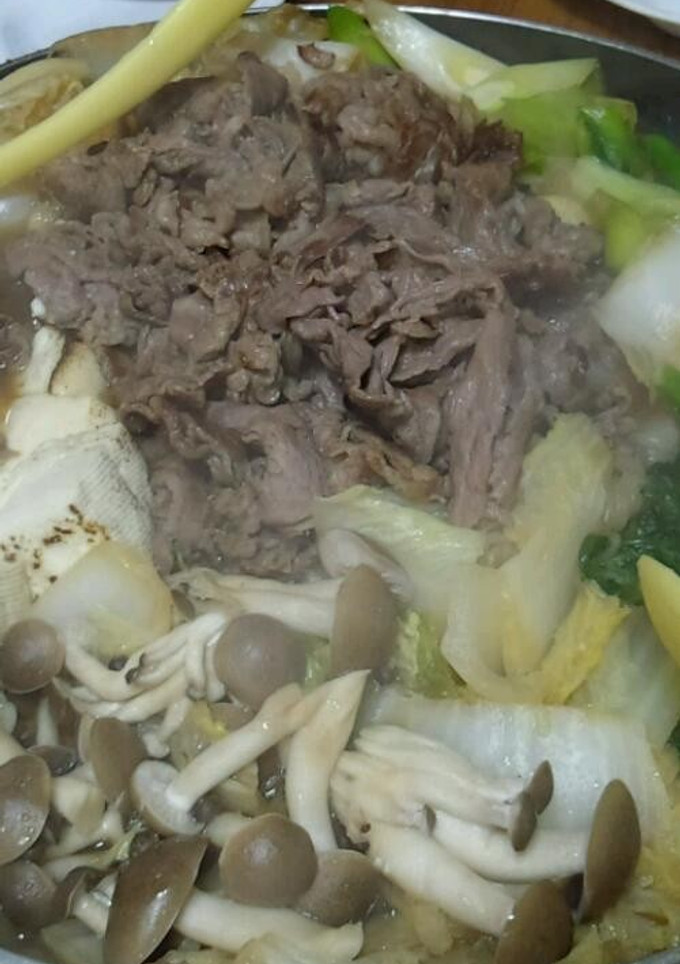 我が家のすき焼き-レシピのメイン写真