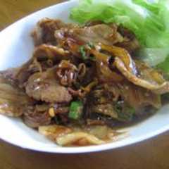 รูปของ フライパンいっちょで！ブタ丼