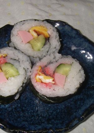 我が家の巻きずし（恵方巻きにも♪）-レシピのメイン写真