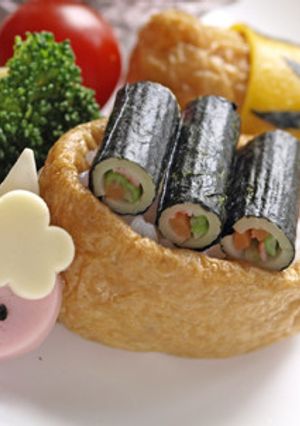 マカロニで★ミニミニ恵方巻き-レシピのメイン写真