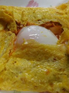 キムチチーズのオムレツ☆ガレット風-レシピのメイン写真