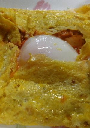 キムチチーズのオムレツ☆ガレット風-レシピのメイン写真