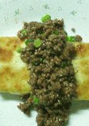 豆腐ステーキのそぼろあんかけ-レシピのメイン写真