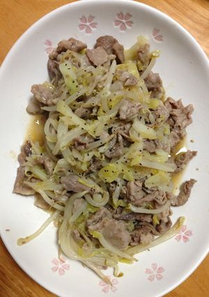 豚肉の塩野菜炒め-レシピのメイン写真
