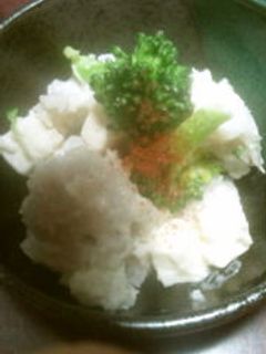 さといもとクリチのホットサラダ-レシピのメイン写真