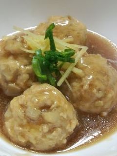 レンコン入り鶏団子煮込み-レシピのメイン写真