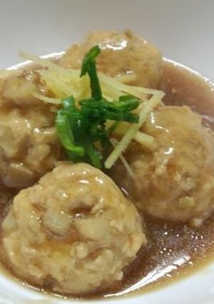レンコン入り鶏団子煮込み-レシピのメイン写真
