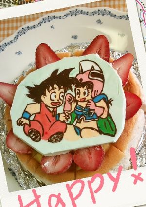キャラケーキ＊ドラゴンボール-レシピのメイン写真