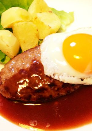 赤ワインでハンバーグソース-レシピのメイン写真