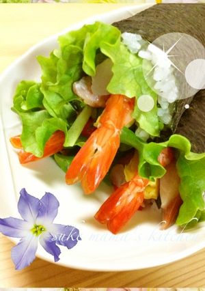 ஐஃ具沢山海鮮太巻き♥恵方巻きにも｡ஐஃ-レシピのメイン写真