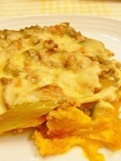 かぼちゃとドライカレーのグラタン-レシピのメイン写真