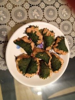 鶏ひき肉のシソはさみ焼き-レシピのメイン写真