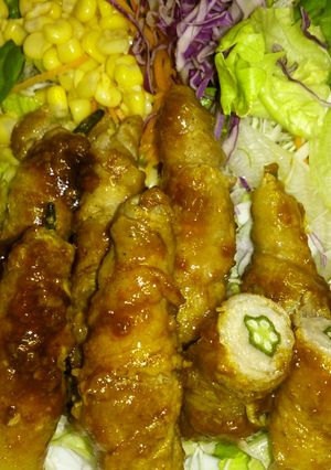簡単！おくらの肉まき-レシピのメイン写真