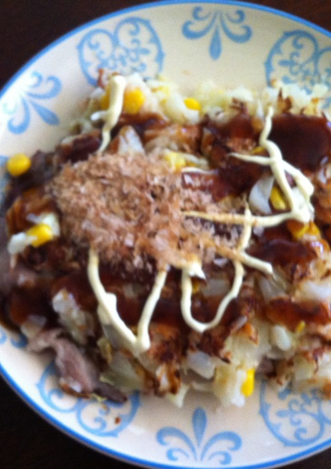 卵なし！ 簡単お好み焼き-レシピのメイン写真