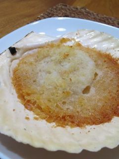 天然ホタテ貝のパン粉焼き-レシピのメイン写真