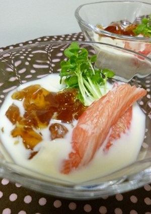 刺身ゆばとカニかまのジュレかけ-レシピのメイン写真