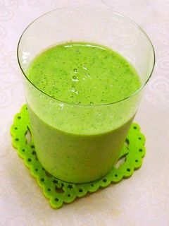 グリーンスムージー①(ほうれん草)-レシピのメイン写真