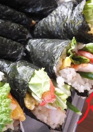 体ぽかぽか!豪華!!海鮮?!手巻きずし-レシピのメイン写真