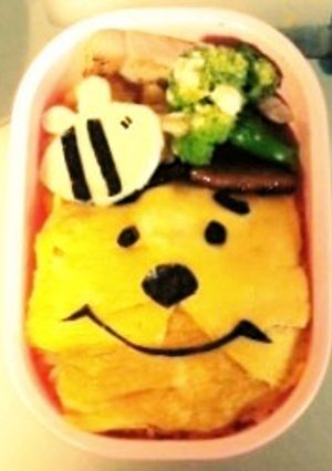 ぷー●んのキャラ弁-レシピのメイン写真