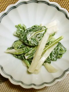 花わさび・茎わさびと蒲鉾のマヨネーズ和え-レシピのメイン写真