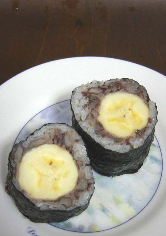 バナナとあんこの巻き寿司-レシピのメイン写真