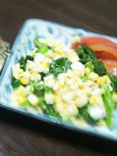 春爛漫♪菜の花のカラシモッツァレラ-レシピのメイン写真