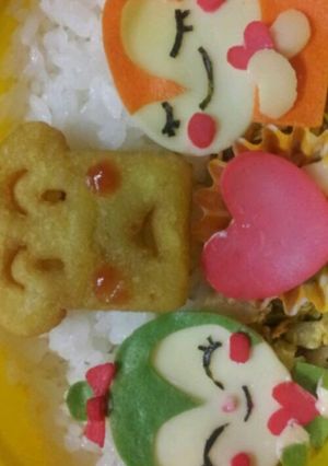 キャラ弁★ドキンちゃん&コキンちゃん-レシピのメイン写真