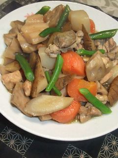 ☆根菜たっぷり筑前煮☆-レシピのメイン写真