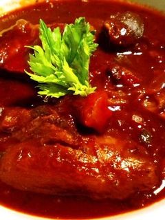 【至福の味】牛すじ肉の赤ワイン煮込み-レシピのメイン写真