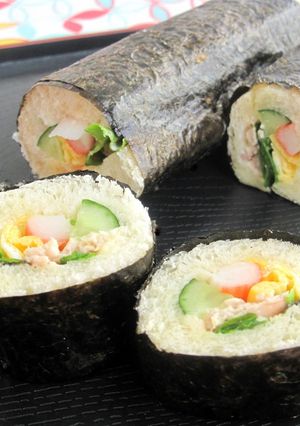 恵方巻ロールサンドイッチ-レシピのメイン写真