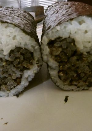 (覚書)ゴマ味太巻き~某ねずみさん模様~-レシピのメイン写真