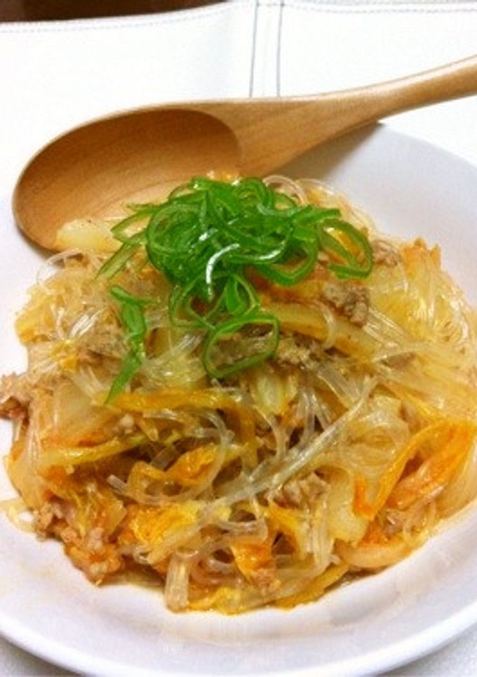 旨い！白菜の麻婆春雨-レシピのメイン写真