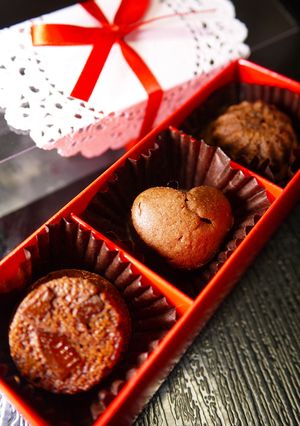バレンタインに♥HMプチ生チョコケーキ-レシピのメイン写真