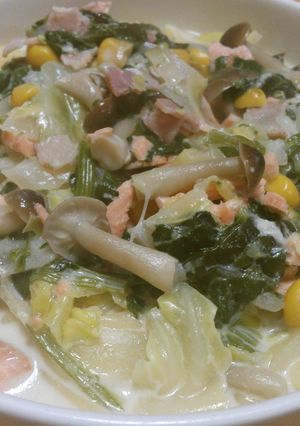 野菜てんこもり☆クリームスープスパゲティ-レシピのメイン写真