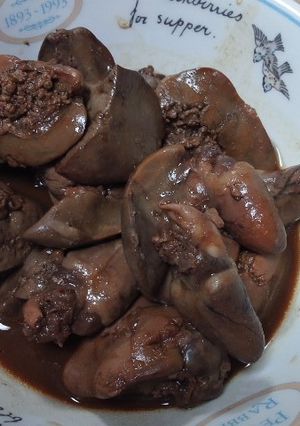鶏レバーのワイン煮-レシピのメイン写真