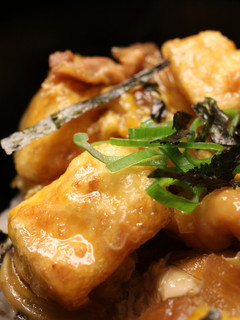 ジューシー揚げ出し豆腐の親子丼-レシピのメイン写真