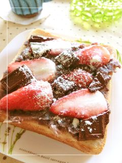 苺とチョコの塩あんトースト-レシピのメイン写真