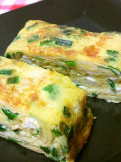 にら入り卵焼き-レシピのメイン写真