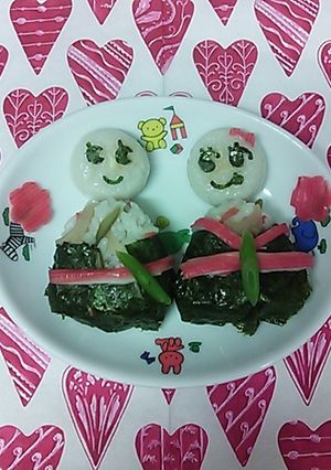かまろん(チーズ入り)のお雛様-レシピのメイン写真