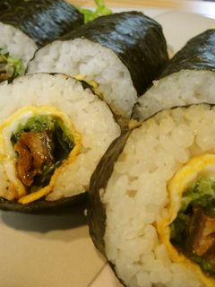 太巻き☆さんまのかば焼き&卵-レシピのメイン写真