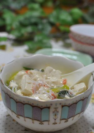 香り箱で作る！♪カニ豆腐♪-レシピのメイン写真