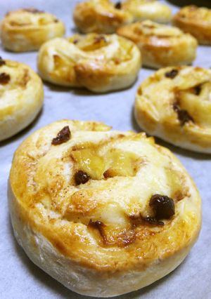 ＨＭで作るおやつ☆アップルシナモンロール-レシピのメイン写真