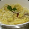 さつまいものクリームパスタ