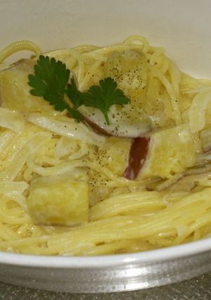 さつまいものクリームパスタ-レシピのメイン写真